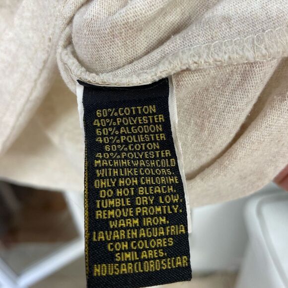 Men’s Stanley Tan and Brown Button Short Sleeve Henley Tee. Size 3XL - Picture 5 of 5